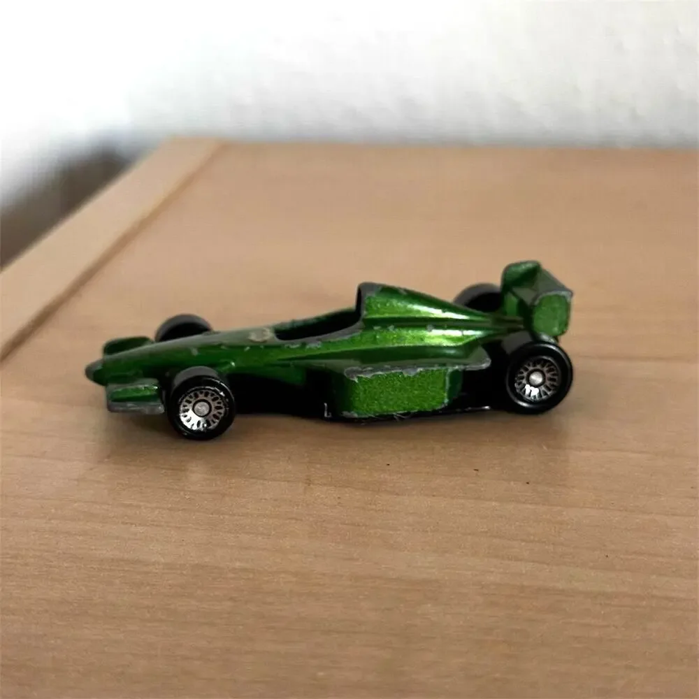 Vintage Hot Wheels F1 Jaguar HSBC Green McDonald's Happy Meal Toy 2000 Y2K